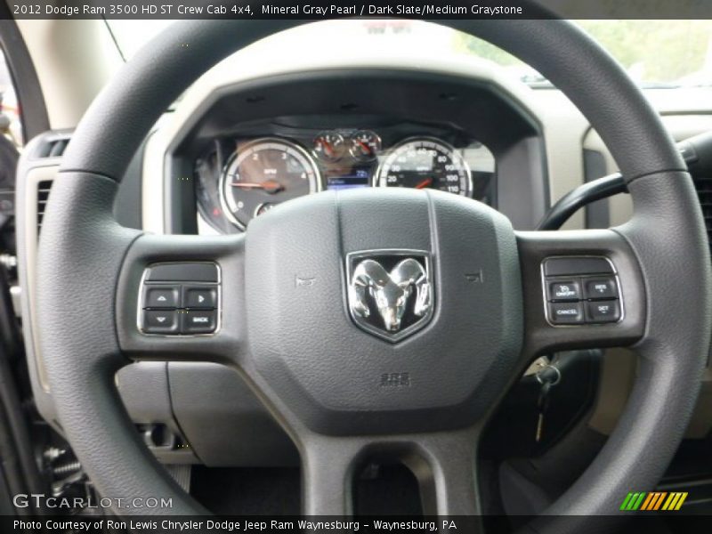 Mineral Gray Pearl / Dark Slate/Medium Graystone 2012 Dodge Ram 3500 HD ST Crew Cab 4x4