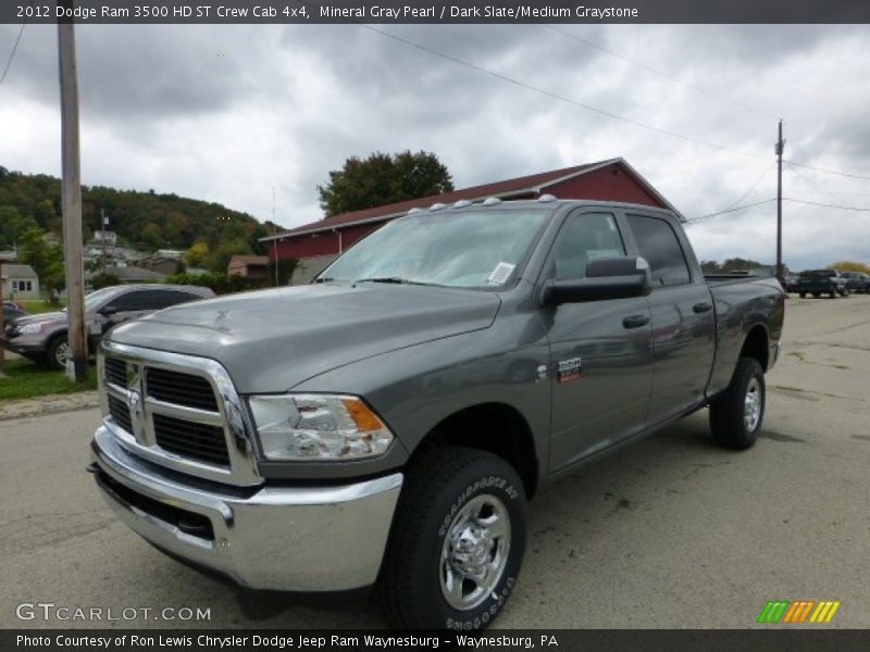 Mineral Gray Pearl / Dark Slate/Medium Graystone 2012 Dodge Ram 3500 HD ST Crew Cab 4x4