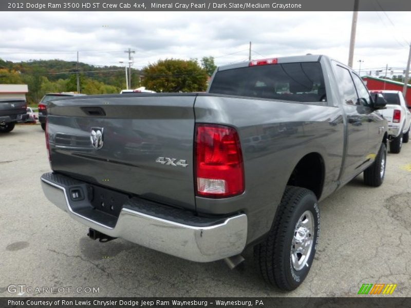 Mineral Gray Pearl / Dark Slate/Medium Graystone 2012 Dodge Ram 3500 HD ST Crew Cab 4x4