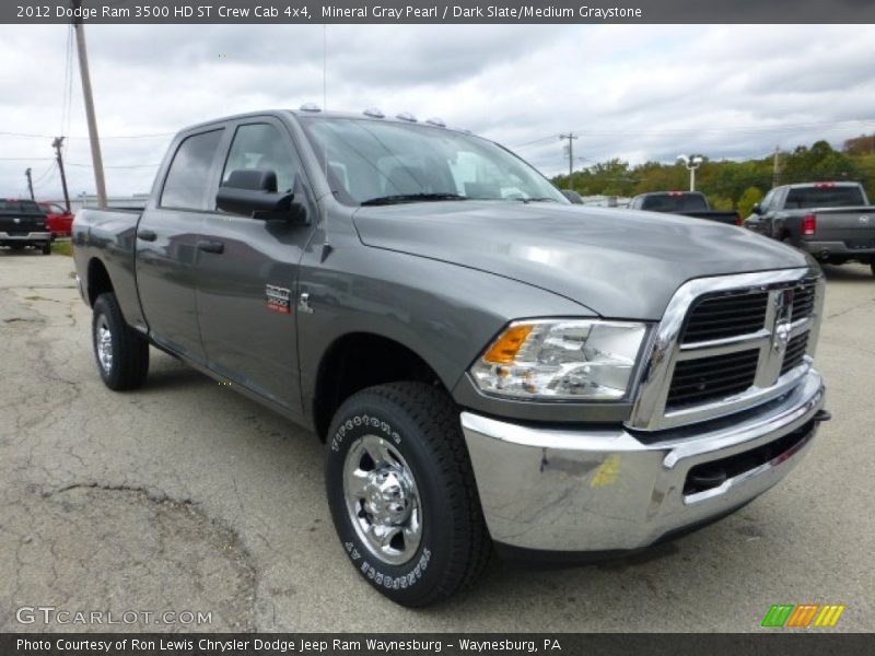 Mineral Gray Pearl / Dark Slate/Medium Graystone 2012 Dodge Ram 3500 HD ST Crew Cab 4x4