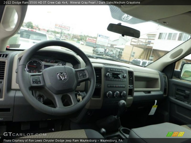 Mineral Gray Pearl / Dark Slate/Medium Graystone 2012 Dodge Ram 3500 HD ST Crew Cab 4x4
