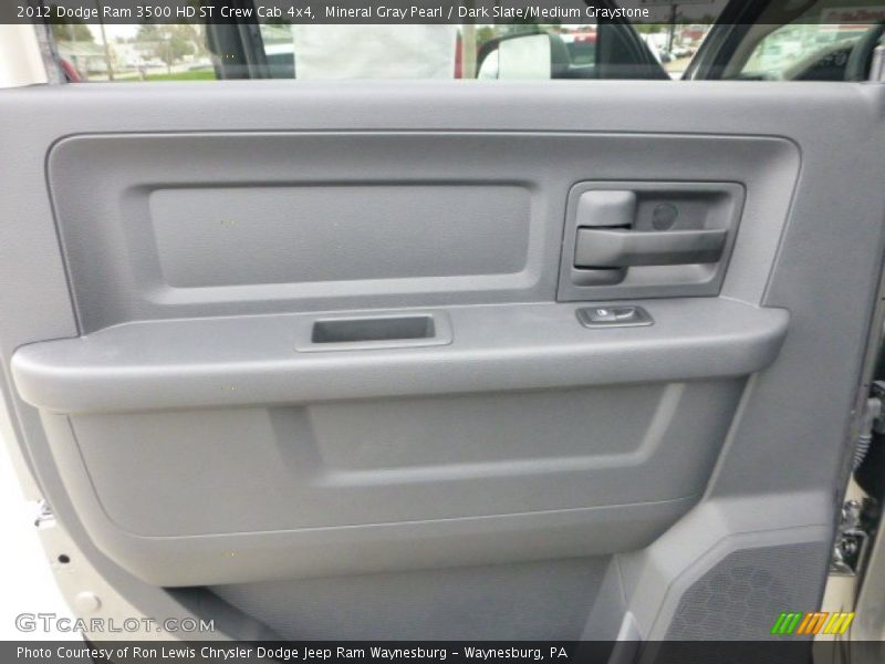 Mineral Gray Pearl / Dark Slate/Medium Graystone 2012 Dodge Ram 3500 HD ST Crew Cab 4x4
