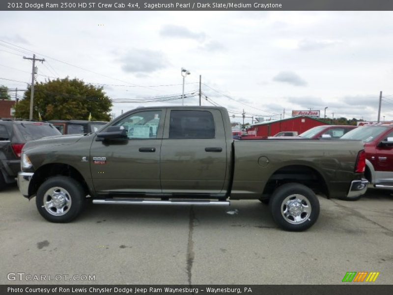 Sagebrush Pearl / Dark Slate/Medium Graystone 2012 Dodge Ram 2500 HD ST Crew Cab 4x4