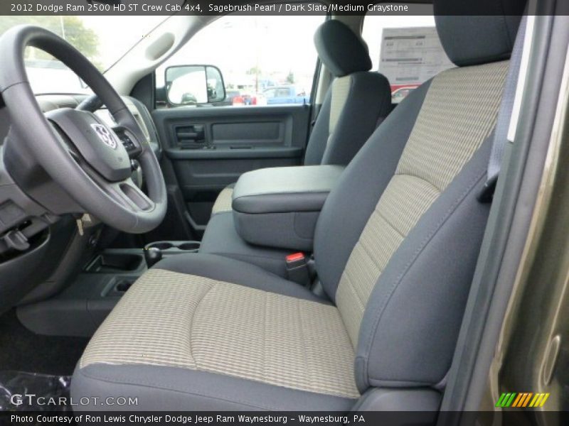 Sagebrush Pearl / Dark Slate/Medium Graystone 2012 Dodge Ram 2500 HD ST Crew Cab 4x4