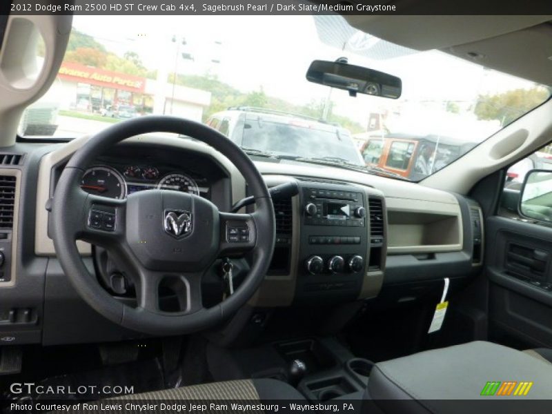 Sagebrush Pearl / Dark Slate/Medium Graystone 2012 Dodge Ram 2500 HD ST Crew Cab 4x4