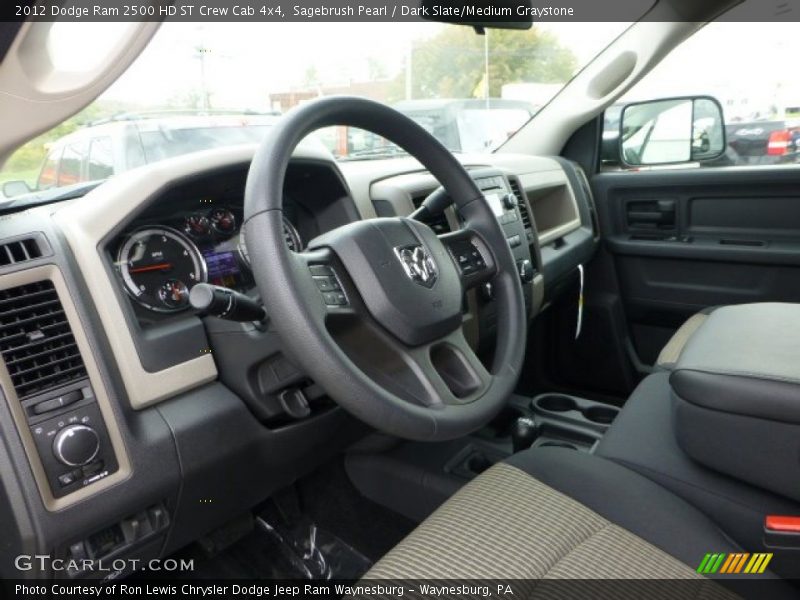Sagebrush Pearl / Dark Slate/Medium Graystone 2012 Dodge Ram 2500 HD ST Crew Cab 4x4
