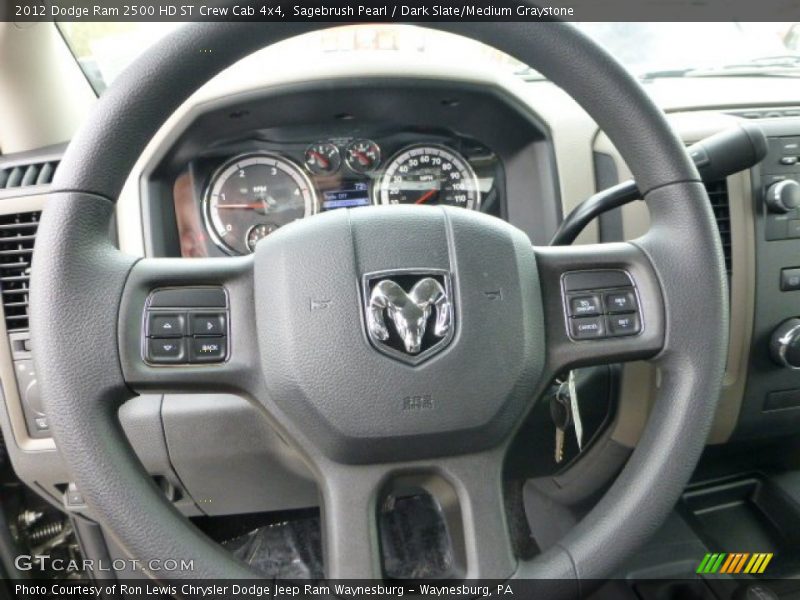 Sagebrush Pearl / Dark Slate/Medium Graystone 2012 Dodge Ram 2500 HD ST Crew Cab 4x4