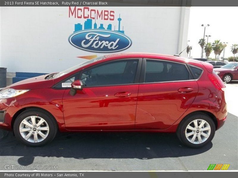 Ruby Red / Charcoal Black 2013 Ford Fiesta SE Hatchback