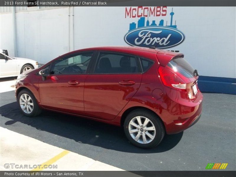 Ruby Red / Charcoal Black 2013 Ford Fiesta SE Hatchback