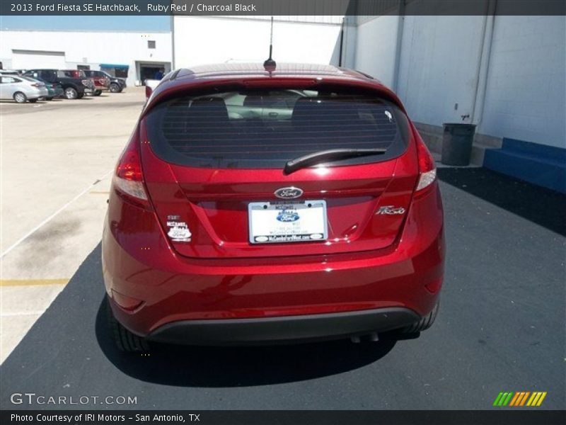Ruby Red / Charcoal Black 2013 Ford Fiesta SE Hatchback