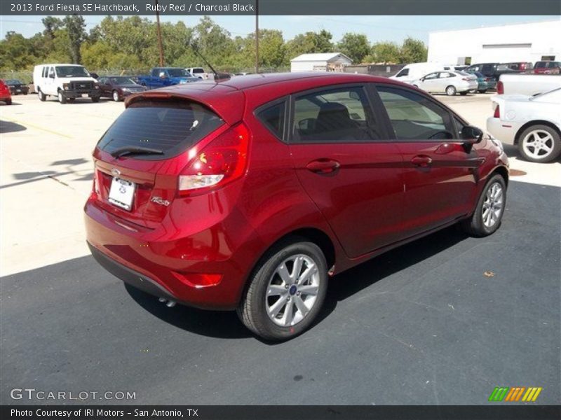Ruby Red / Charcoal Black 2013 Ford Fiesta SE Hatchback