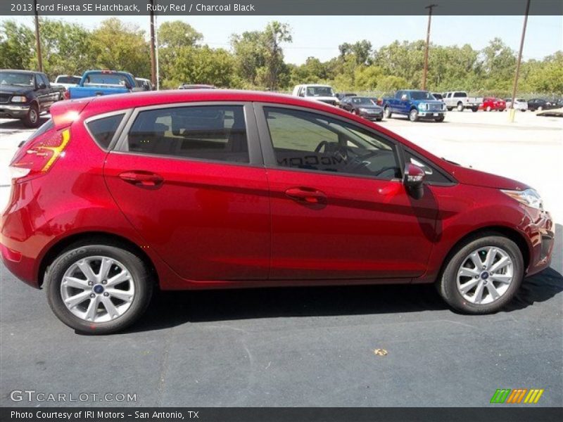 Ruby Red / Charcoal Black 2013 Ford Fiesta SE Hatchback