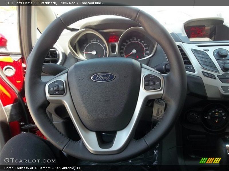 Ruby Red / Charcoal Black 2013 Ford Fiesta SE Hatchback