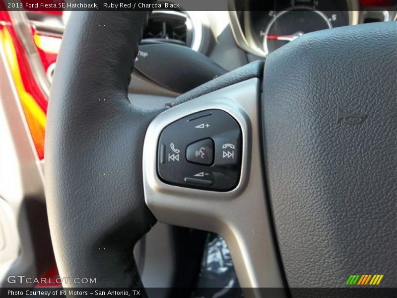 Ruby Red / Charcoal Black 2013 Ford Fiesta SE Hatchback
