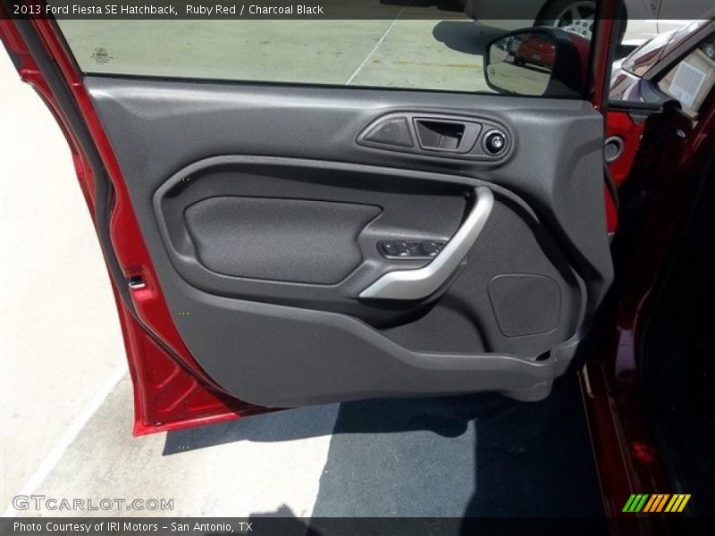 Ruby Red / Charcoal Black 2013 Ford Fiesta SE Hatchback