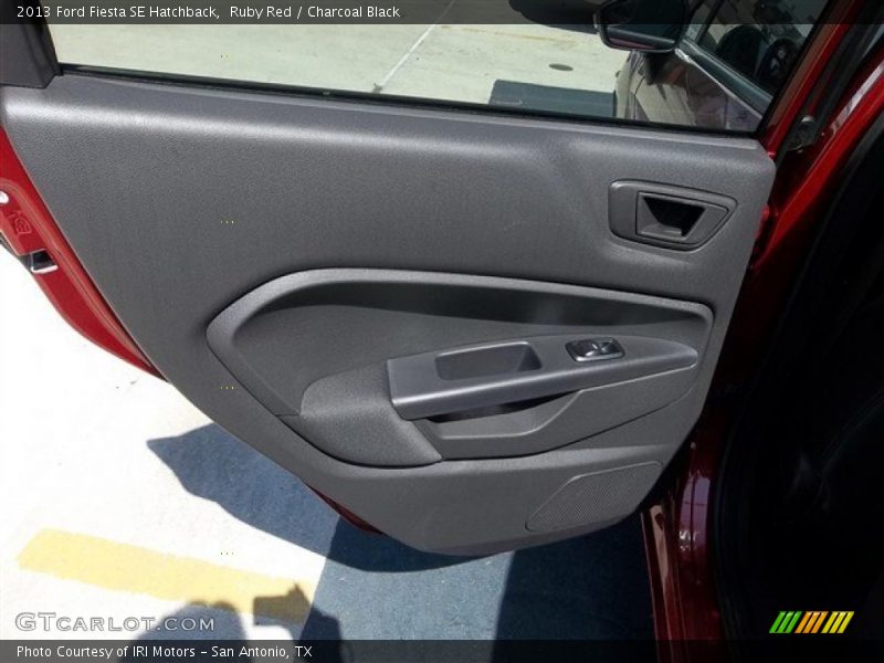 Ruby Red / Charcoal Black 2013 Ford Fiesta SE Hatchback