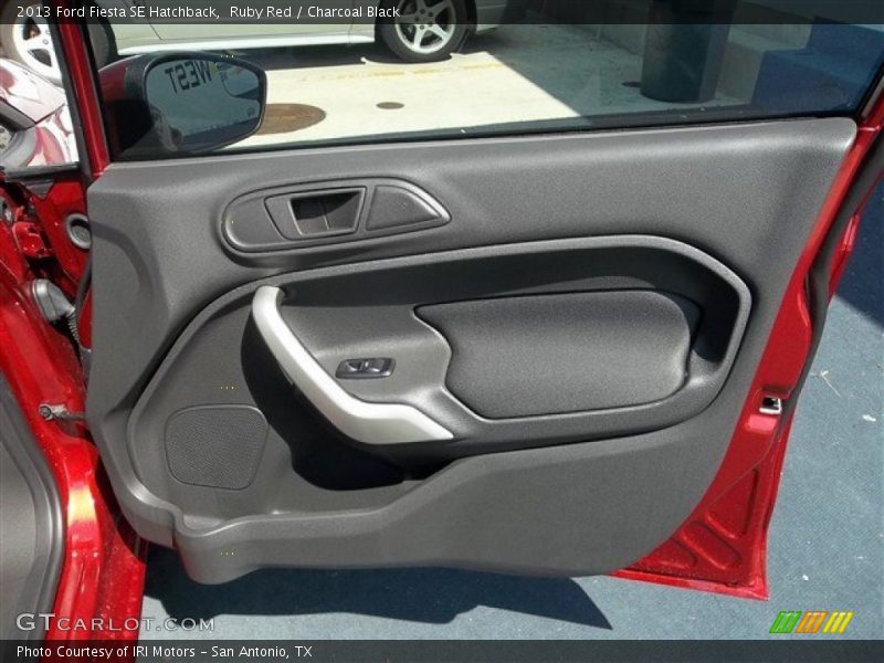 Ruby Red / Charcoal Black 2013 Ford Fiesta SE Hatchback