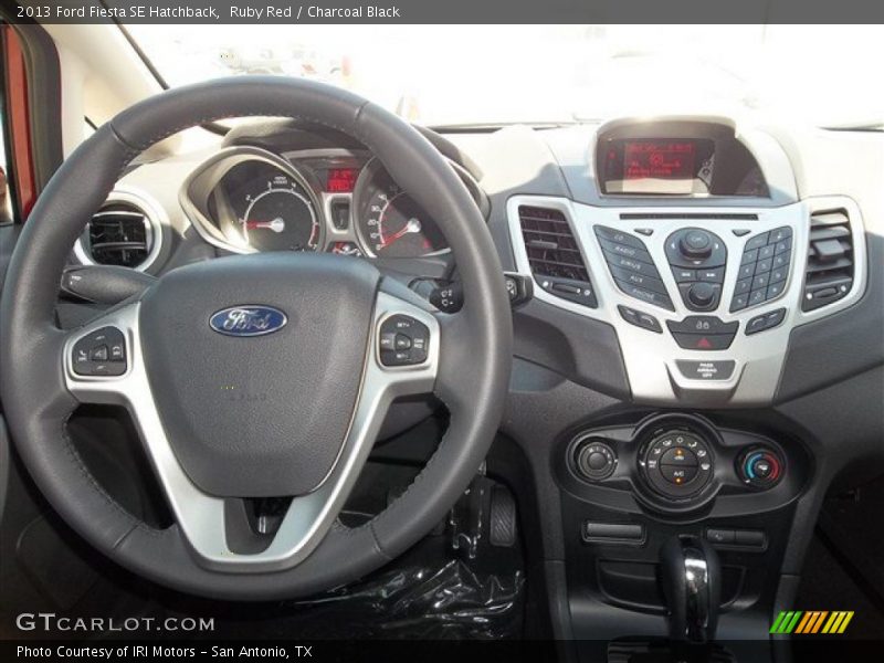 Ruby Red / Charcoal Black 2013 Ford Fiesta SE Hatchback