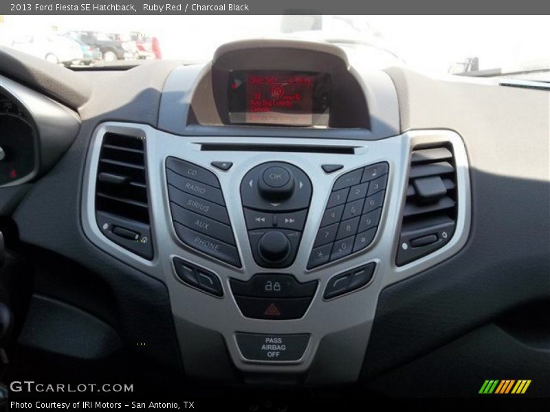 Ruby Red / Charcoal Black 2013 Ford Fiesta SE Hatchback