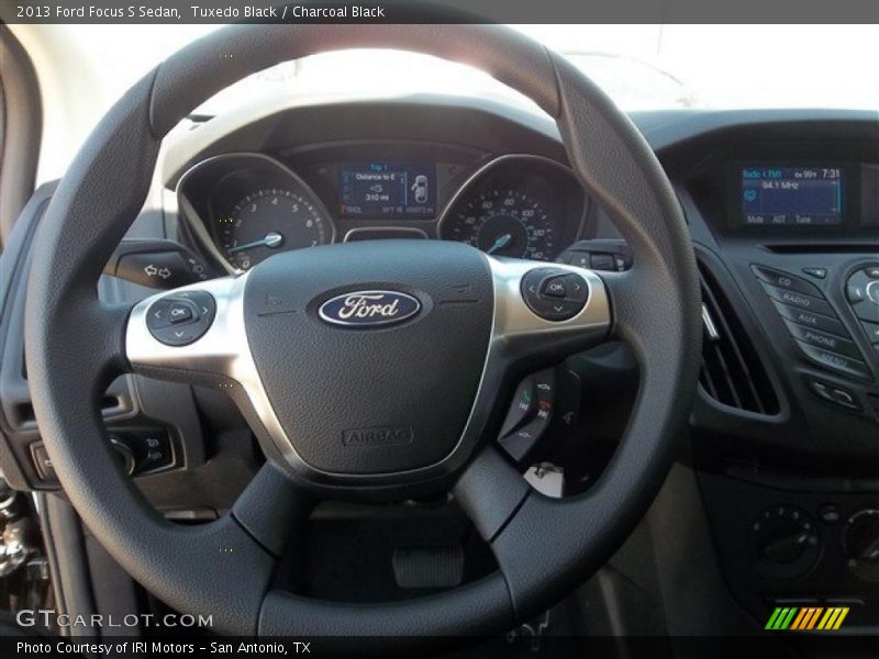 Tuxedo Black / Charcoal Black 2013 Ford Focus S Sedan