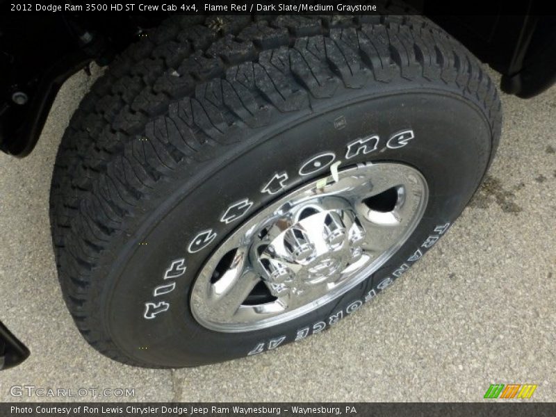 Flame Red / Dark Slate/Medium Graystone 2012 Dodge Ram 3500 HD ST Crew Cab 4x4