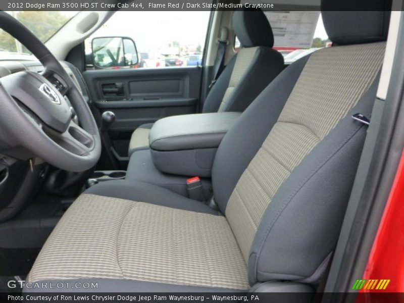 Flame Red / Dark Slate/Medium Graystone 2012 Dodge Ram 3500 HD ST Crew Cab 4x4