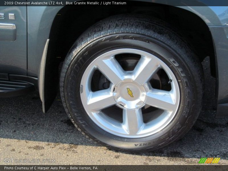Blue Granite Metallic / Light Titanium 2009 Chevrolet Avalanche LTZ 4x4