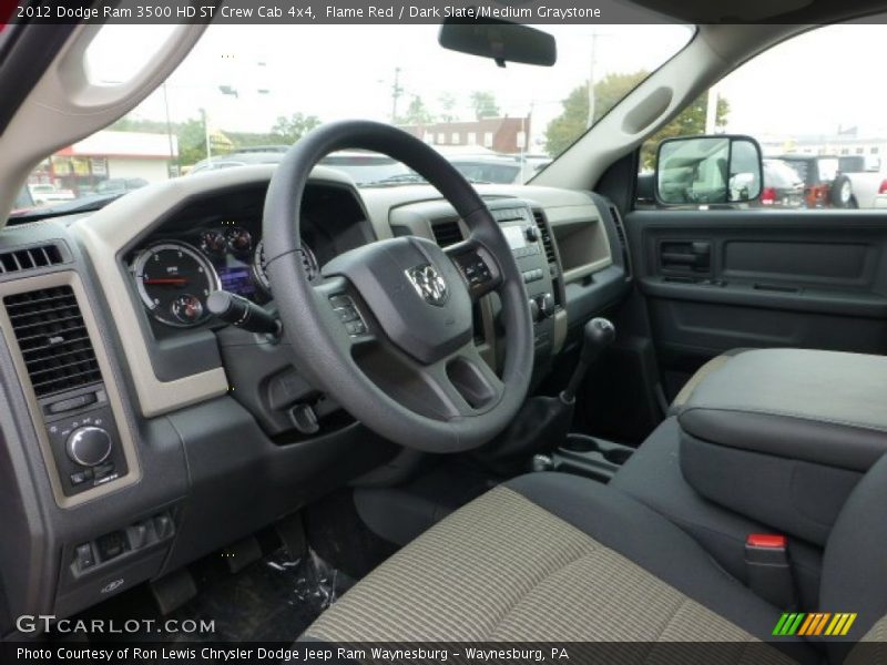  2012 Ram 3500 HD ST Crew Cab 4x4 Dark Slate/Medium Graystone Interior