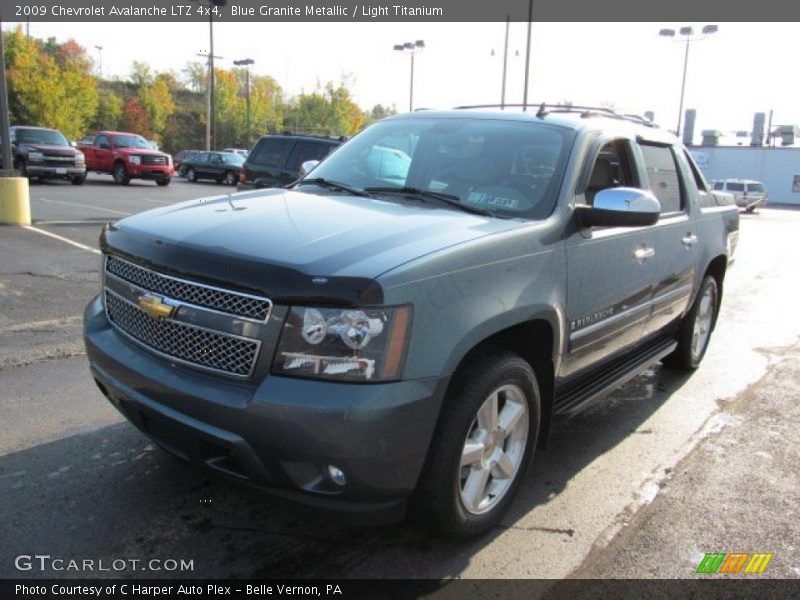Blue Granite Metallic / Light Titanium 2009 Chevrolet Avalanche LTZ 4x4
