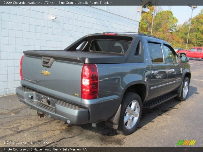 Blue Granite Metallic / Light Titanium 2009 Chevrolet Avalanche LTZ 4x4