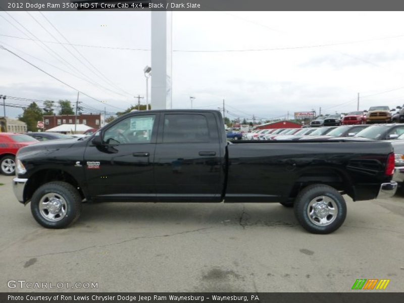 Black / Dark Slate 2012 Dodge Ram 3500 HD ST Crew Cab 4x4