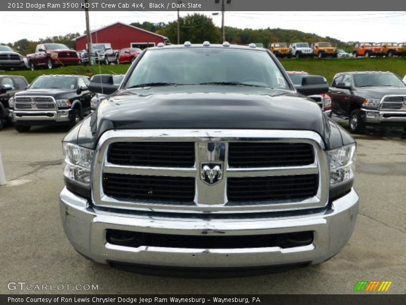 Black / Dark Slate 2012 Dodge Ram 3500 HD ST Crew Cab 4x4