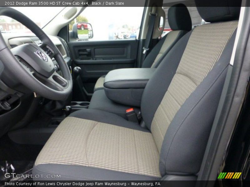 Black / Dark Slate 2012 Dodge Ram 3500 HD ST Crew Cab 4x4