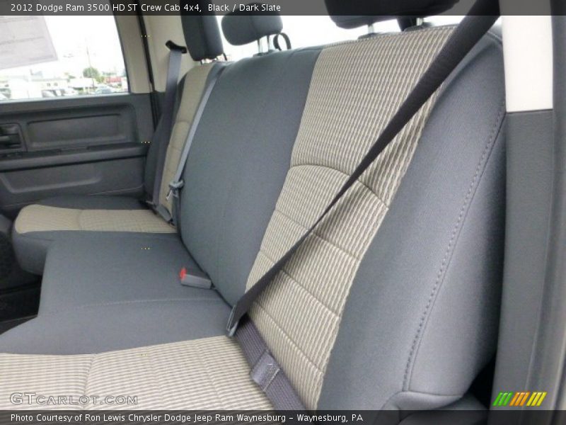Black / Dark Slate 2012 Dodge Ram 3500 HD ST Crew Cab 4x4