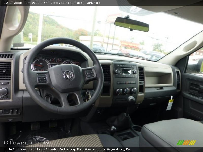 Black / Dark Slate 2012 Dodge Ram 3500 HD ST Crew Cab 4x4