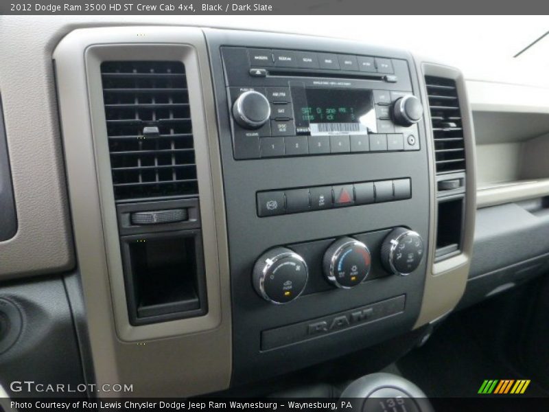 Black / Dark Slate 2012 Dodge Ram 3500 HD ST Crew Cab 4x4
