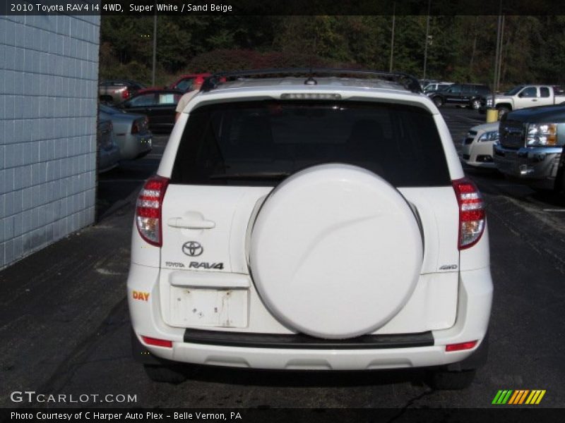 Super White / Sand Beige 2010 Toyota RAV4 I4 4WD
