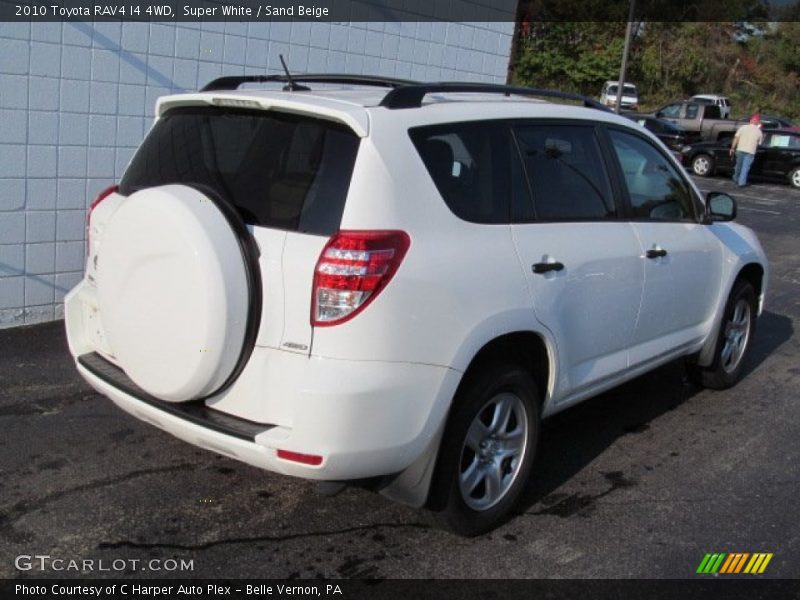 Super White / Sand Beige 2010 Toyota RAV4 I4 4WD
