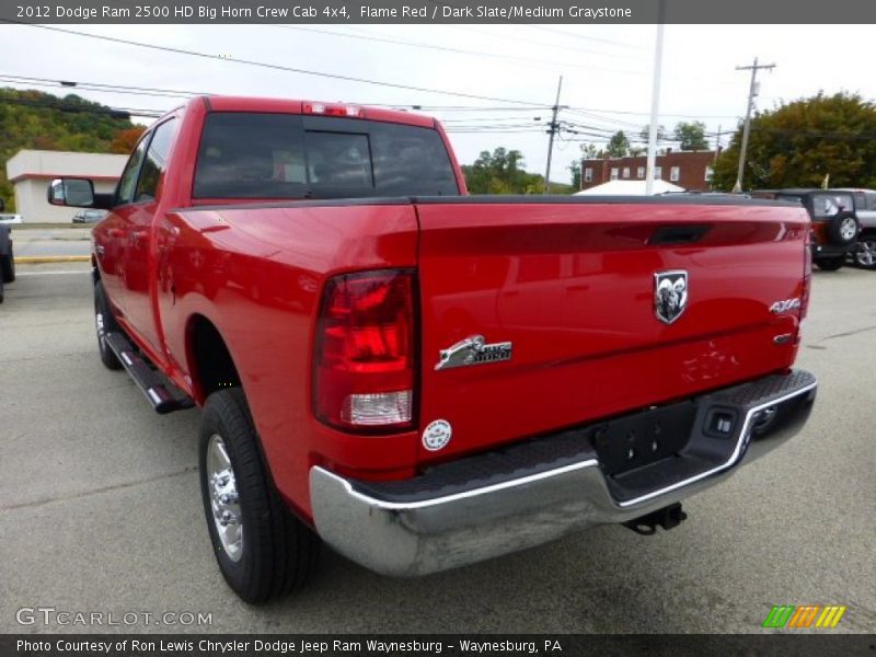 Flame Red / Dark Slate/Medium Graystone 2012 Dodge Ram 2500 HD Big Horn Crew Cab 4x4