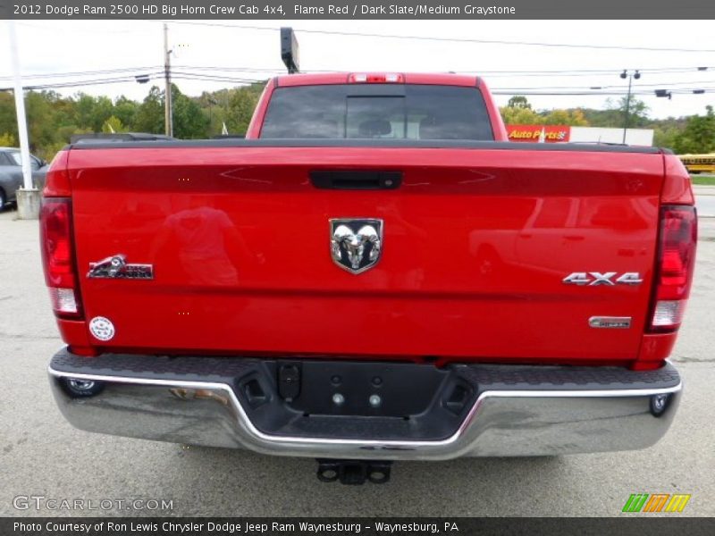 Flame Red / Dark Slate/Medium Graystone 2012 Dodge Ram 2500 HD Big Horn Crew Cab 4x4