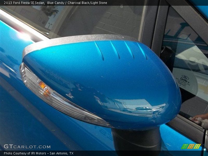 Blue Candy / Charcoal Black/Light Stone 2013 Ford Fiesta SE Sedan