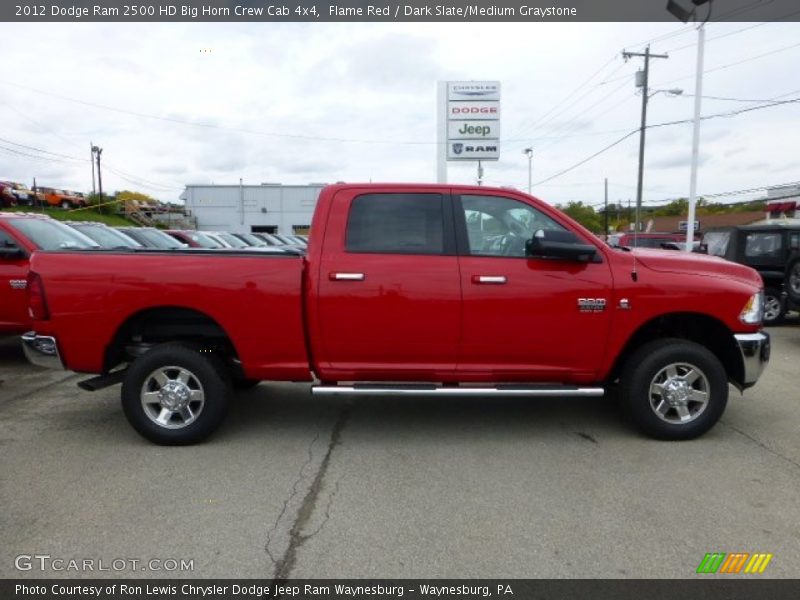 Flame Red / Dark Slate/Medium Graystone 2012 Dodge Ram 2500 HD Big Horn Crew Cab 4x4