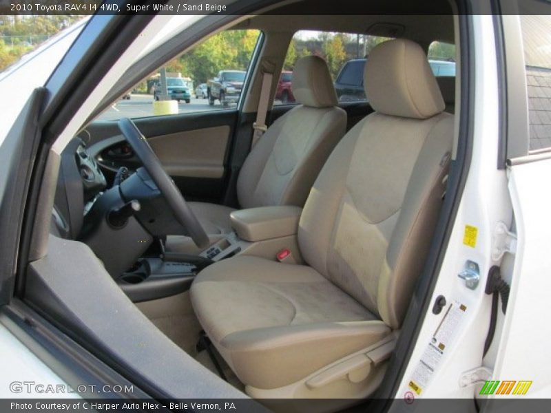 Super White / Sand Beige 2010 Toyota RAV4 I4 4WD