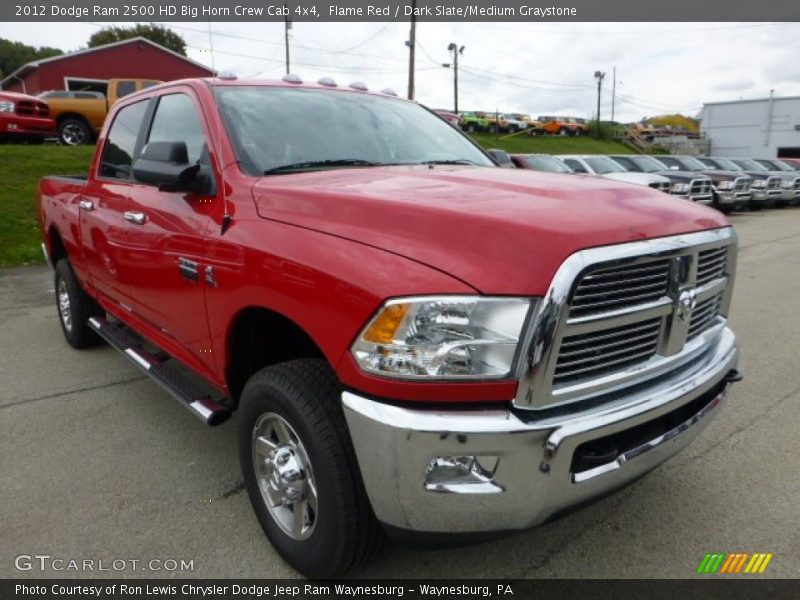 Flame Red / Dark Slate/Medium Graystone 2012 Dodge Ram 2500 HD Big Horn Crew Cab 4x4