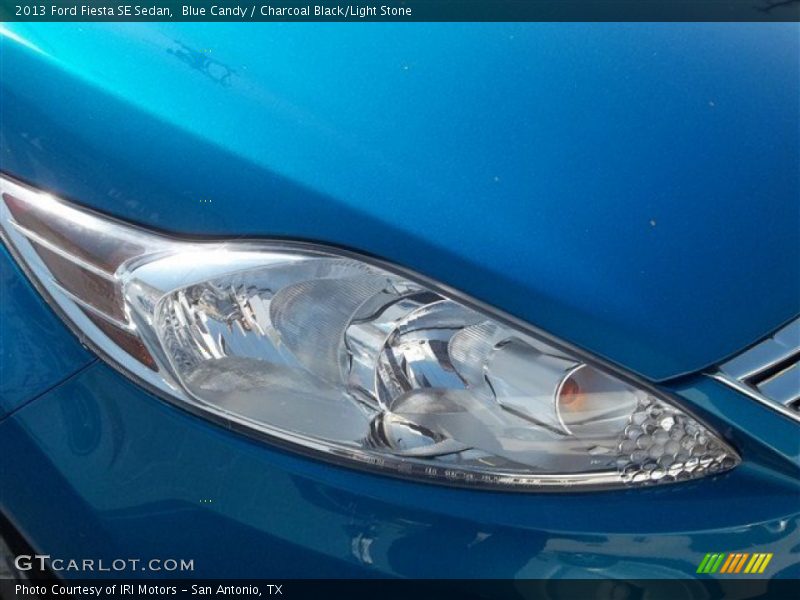 Blue Candy / Charcoal Black/Light Stone 2013 Ford Fiesta SE Sedan