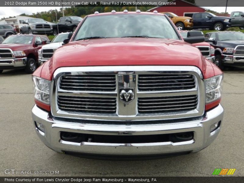 Flame Red / Dark Slate/Medium Graystone 2012 Dodge Ram 2500 HD Big Horn Crew Cab 4x4