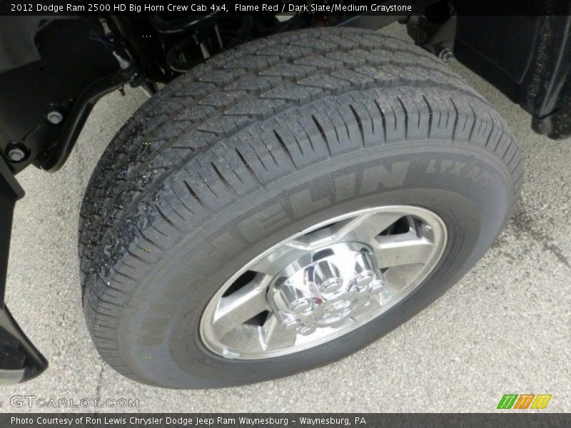 Flame Red / Dark Slate/Medium Graystone 2012 Dodge Ram 2500 HD Big Horn Crew Cab 4x4