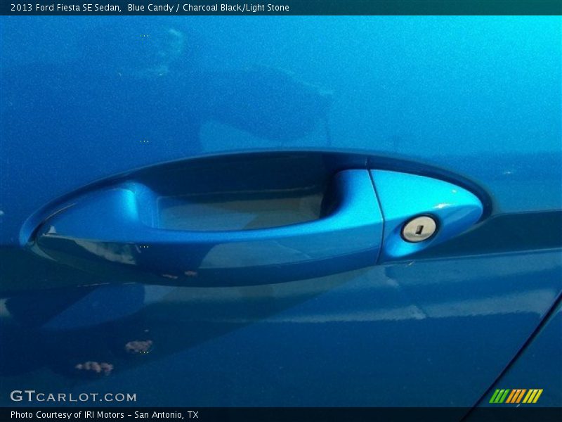 Blue Candy / Charcoal Black/Light Stone 2013 Ford Fiesta SE Sedan