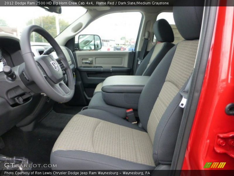 Flame Red / Dark Slate/Medium Graystone 2012 Dodge Ram 2500 HD Big Horn Crew Cab 4x4