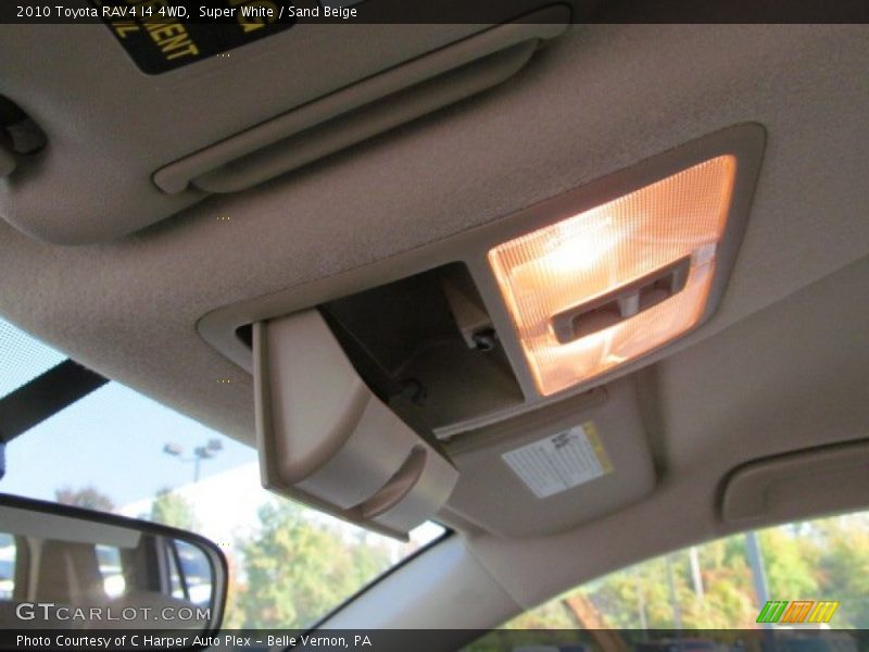 Super White / Sand Beige 2010 Toyota RAV4 I4 4WD